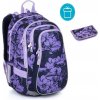 Topgal Školská Taška S Kvetmi LYNN 23008 S Peračníkom *Akcia