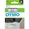 DYMO páska D1 12mm x 7m, čierna na bielej S0720530