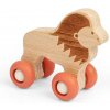 Bigjigs Toys Zvířátko na kolečkách Safari Lev