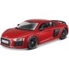 Maisto Audi R8 V10 Plus červená metalíza 1/24 KIT