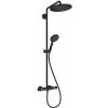 Hansgrohe Croma Select S280- Termostatický sprchový systém čierny 26890670