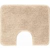 Grund MELANGE WC predložka s výrezom béžový 50 x 60 cm