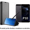 Otváracie Púzdro Luxria Clear View pre Huawei - Čierne pre Huawei: P10