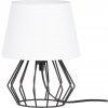 Spot-Light | Spot-Light 7667104 - Stolná lampa MANGOO 1xE27/40W/230V biela/čierna | SP0876