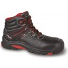 VM Footwear NORWICH S3 obuv Čierna-Červená