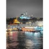 Fototapeta panel - PL0798 - Nočné mesto Istanbul 175cm x 250cm - Vlies 110gr