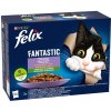 Felix Fantastic hovädzie, kuracie, losos, pstruh v želé 12 x 85 g