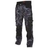 Bennon CAMOS TROUSERS BLACK/GREY Softshellové nohavice Čierna-Sivá, 62