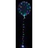 Amscan Guľa čistá svietiaca LED farebná 38 cm x 40 cm fóliový balónik