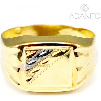 Adanito BRR0902G Zlatý pánsky prsteň