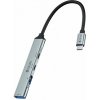 Devia USB-C Hub Lite 4 in 1 EC707 - Deep Gray 6942297129412