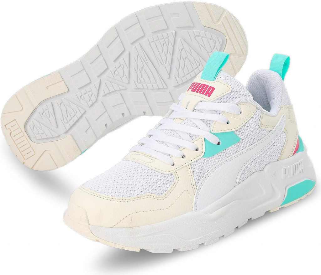 Puma Trinity Lite Jr detské tenisky biela