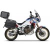 SHAD Kompletná sada čiernych hliníkových kufrov TERRA BLACK , 48 litrov vrchný kufor, 36/47 litrov bočné kufre, vrátane montážnej sady a platni SHAD HONDA CRF 1100 Africa Twin