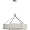 | Open Design OR85655 - Luster na tyči DORETTO 6xE27/15W/230V, priemer 70 cm, matný chróm/biela | OR85655