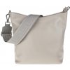 NovaKabelka.sk Amalia Grigia Perla I kožená talianska crossbody kabelka sivá