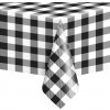 Party Obrus vodeodolný čierno biely 137x274 cm
