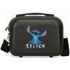 Kozmetický ABS kufrík Disney Stitch Cute 9 L - čierny