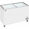 Pultová mraznička prosklené rovné víko | TEFCOLD IC 401 SC