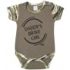 Dojčenské body s krátkym rukávom New Baby Army girl, veľ. 86 (12-18m)