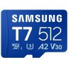 Samsung T7/Micro SDXC/512GB/UHS-I U3 / Class 10/Modrá MB-MB512T/WW