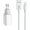 Duálna USB nabíjačka Mcdodo CH-6720 (EU) Lightning 1m Cestovná sada (biela)