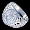 Silver.ag Prsteň strieborný, zirkón, pečatný R3269