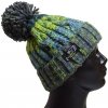 R-SPEKT Čiapka Maxi Pompom Beanie Šedozelený