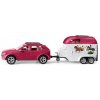 Schleich 42535 Dobrodružné auto s prívesom a koňom