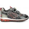 Detské tenisky Geox, B TODO B. Čierna,Červená,Strieborná 22