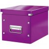 Leitz Štvorcová krabica A5 (M) Click & Store purpurová