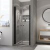 Dvojkrídlové sprchové dvere Sanovo T2 BLACK 90 - 86-91x190cm (T2B_90C)