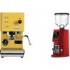 Profitec GO, yellow + Eureka Atom W 75, ferrari red