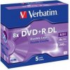 VERBATIM DVD+R(5-pack)DoubleLayer/Jewel/8x/8,5GB