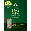 NLT Life Application Study Bible, Third Edition (Red Letter, Leatherlike, Teal Floral) (Tyndale)(Kniha)