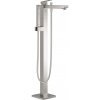 Grohe Eurocube - Vaňová batéria do podlahy, s príslušenstvom, supersteel - 23672DC1
