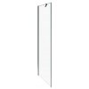 Jika PURE pevná bočná stena 80x195cm Perla, ChrómLesk,SkloČíre H2974210026681