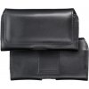 Kryt Royal Universal Horizontal Leather Belt Holster Size M iPhone 12 mini / 13 mini / Samsung Galaxy A40 / S8 / Xiaomi 12 / Redmi 5A Black