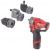 4933464138 Akumulátorový príklepový vŕtací skrutkovač 12V, rýchloupínacie skľučovadlo M12 FPDXKIT-202X