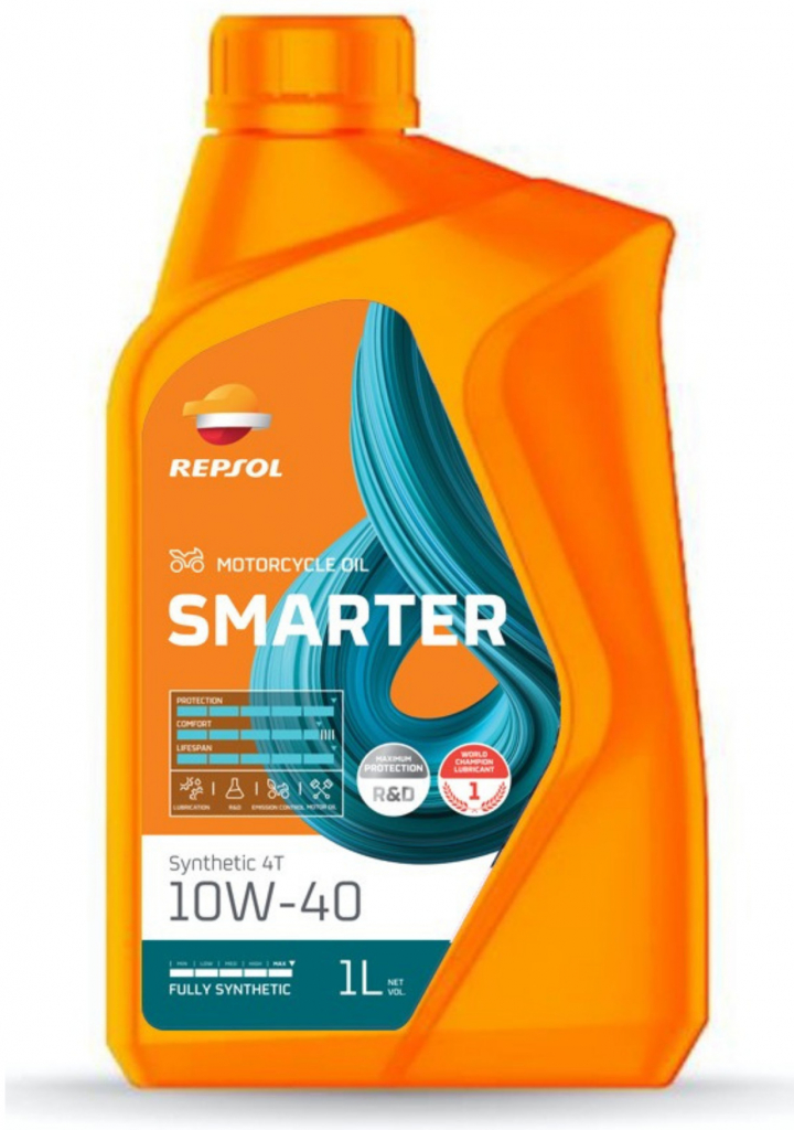 Repsol Smarter Synthetic 4T 10W-40 1 l