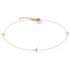 Tamaris Módny bronzový náramok na nohu so zirkónmi TJA0339-920