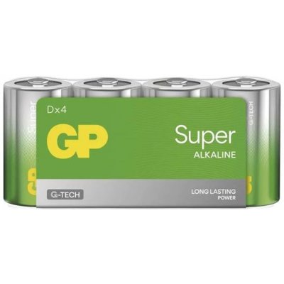 GP Batéria D (R20) alkalická GP Super 4ks