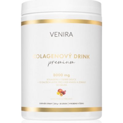 Venira PREMIUM kolagénový drink prášok na prípravu nápoja pre krásne vlasy, pleť a nechty príchuť Exotic Mix 324 g