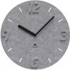Nástenné hodiny, 30 cm, ALBA Horpet, tmavosivá