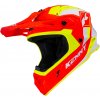 KENNY prilba TITANIUM 23 neon yellow/red - L
