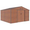 Plechový záhradný domček G21 - GAH 1085, 340 x 319cm hnedá