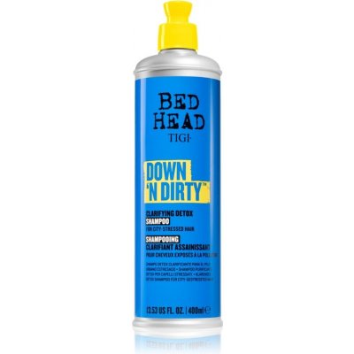 TIGI Bed Head Down'n' Dirty čiastiaci detoxikačný šampón na každodenné použitie 400 ml