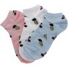 PESAIL Členkové bavlnené ponožky dámske veľkosť 39-42 pack 3 ks