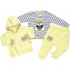 Hippil baby 3dielny detský set - TEDDY, žltý veľkosť: 86 (12-18m)