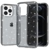 AppleKing transparentný kryt s trblietkami pre iPhone 13 Pro Max - sivý - možnosť vrátiť tovar ZADARMO do 30tich dní