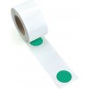 BY UD103 Podlahové značiace kolieska v rolke - priemer 5 cm Zelená